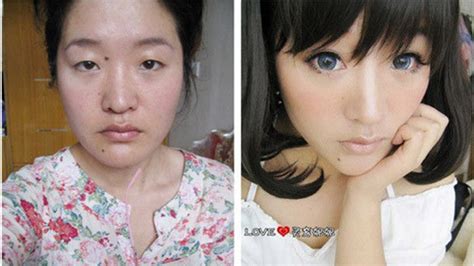 chinas sin maquillaje